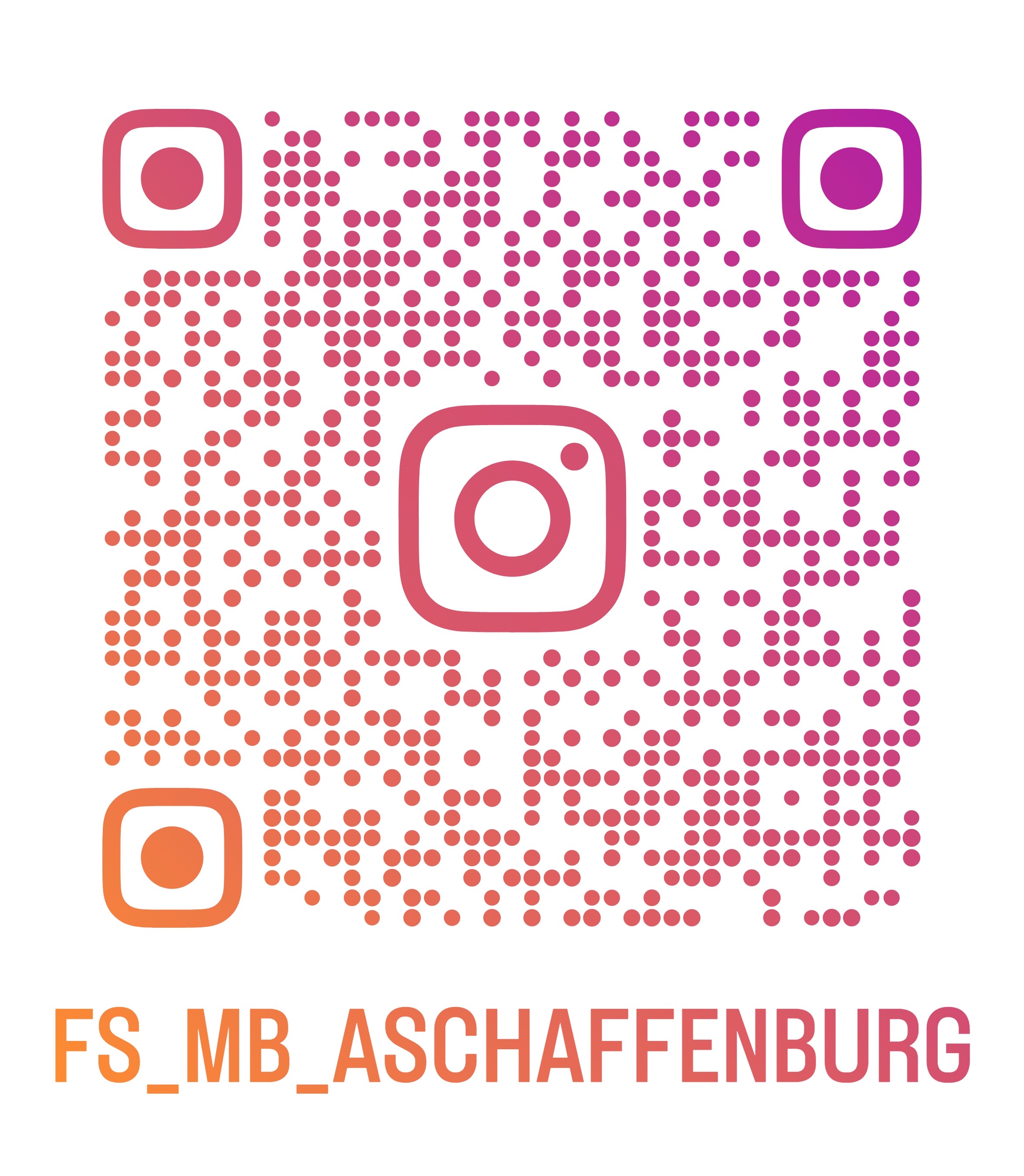 Instagram QR Code FS MB Aschaffenburg
